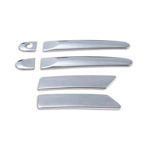 Nissan Juke Door Handle Cover - Omac - Gloss Silver - 2011-2017